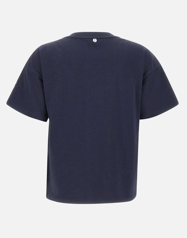 T-shirt con ricami gioiello CA6160JS088 P9583 LIU-JO 