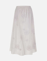 Gonna lunga con ricami CA6178T039A 11111 LIU-JO 