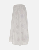 Gonna lunga con ricami CA6178T039A 11111 LIU-JO 