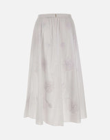 Gonna lunga con ricami CA6178T039A 11111 LIU-JO 