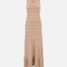 Abito lungo in maglia traforata CA6241MA06S A4389 LIU-JO 