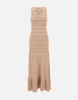 Abito lungo in maglia traforata CA6241MA06S A4389 LIU-JO 