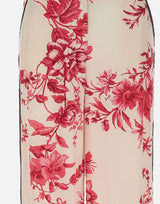 Pantaloni in raso stampato CA6254TS061 P9626 LIU-JO 
