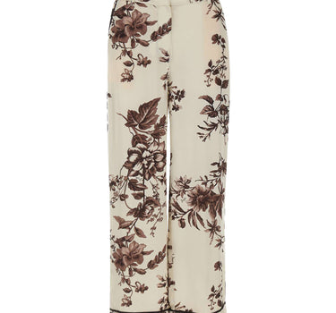 Pantaloni in raso stampato CA6254TS061 P9654 LIU-JO 