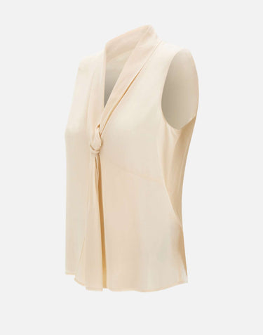 Top con scollo a V CA6284T2578 P9644 LIU-JO 