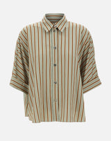 Camicia in rayon a righe CA6351T553A P9641 LIU-JO 