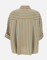 Camicia in rayon a righe CA6351T553A P9641 LIU-JO 