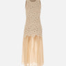 Abito lungo in macramé CA6362J8100 P9649 LIU-JO 