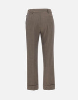 Pantaloni in tessuto mélange CA6367T577A P9578 LIU-JO 