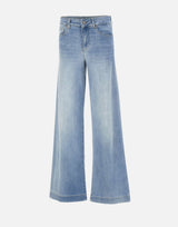 Jeans flare con strass UA6068DS081 79029 LIU-JO 