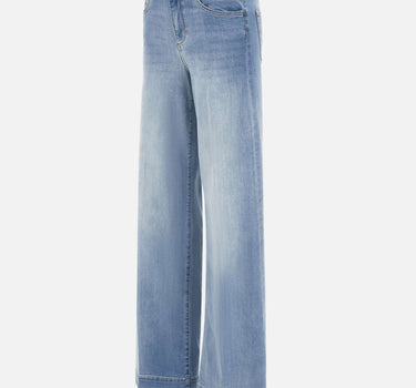 Jeans flare con strass UA6068DS081 79029 LIU-JO 