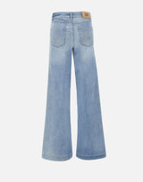Jeans flare con strass UA6068DS081 79029 LIU-JO 