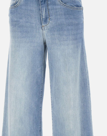 Jeans flare con strass UA6068DS081 79029 LIU-JO 