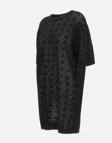 LOULOU DE SAISON Abito "Armas" BLACK Donna 