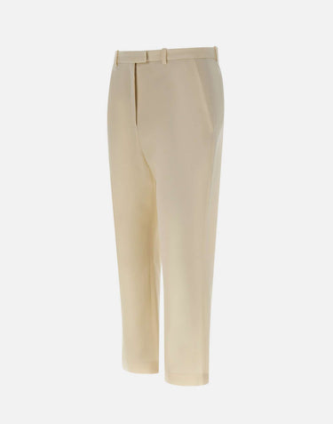 LOULOU DE SAISON Pantaloni "Carlo" WHITE Donna 