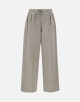 Pantalone "Clark" CLARK GREY LOULOU DE SAISON 