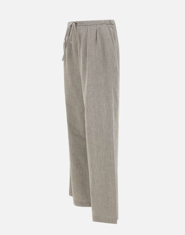 Pantalone "Clark" CLARK GREY LOULOU DE SAISON 