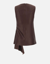 Top drappeggiato "Fonda" FONDA DKBROWN LOULOU DE SAISON 