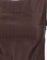 Top drappeggiato "Fonda" FONDA DKBROWN LOULOU DE SAISON 