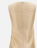 LOULOU DE SAISON Top drappeggiato "Fonda" BEIGE Donna 