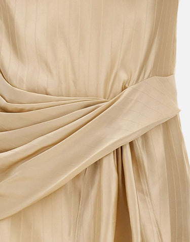 LOULOU DE SAISON Top drappeggiato "Fonda" BEIGE Donna 