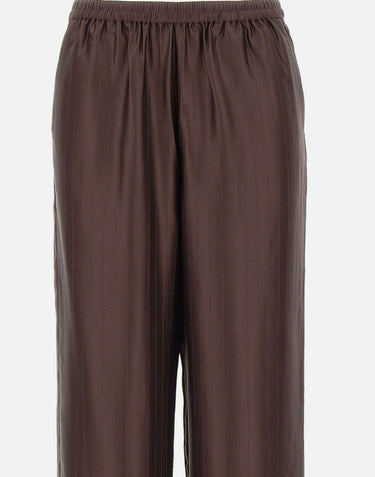 LOULOU DE SAISON Pantaloni "Kadala" BROWN Donna 