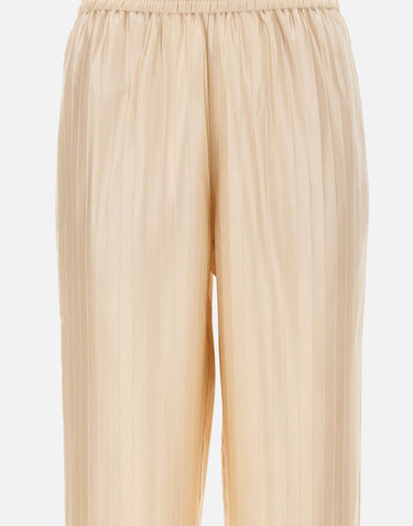 LOULOU DE SAISON Pantaloni "Kadala" BEIGE Donna 