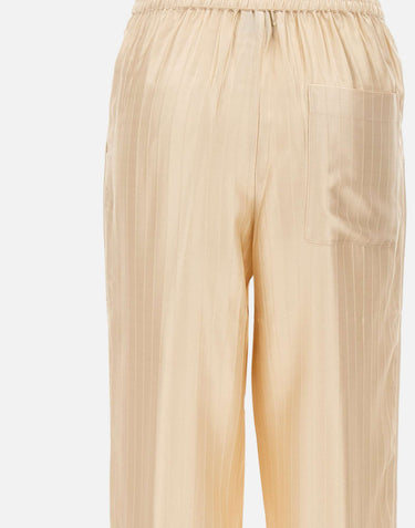 LOULOU DE SAISON Pantaloni "Kadala" BEIGE Donna 