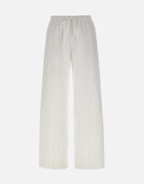 LOULOU DE SAISON Pantaloni "Macao" WHITE Donna 