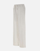 LOULOU DE SAISON Pantaloni "Macao" WHITE Donna 