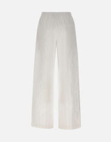 LOULOU DE SAISON Pantaloni "Macao" WHITE Donna 