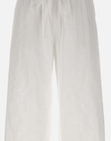 LOULOU DE SAISON Pantaloni "Macao" WHITE Donna 