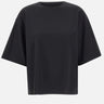 LOULOU DE SAISON T-shirt oversize"Osis" BLACK Donna 