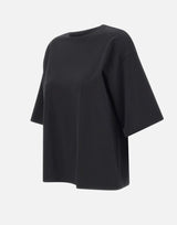 LOULOU DE SAISON T-shirt oversize"Osis" BLACK Donna 