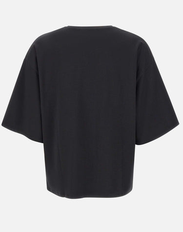 LOULOU DE SAISON T-shirt oversize"Osis" BLACK Donna 
