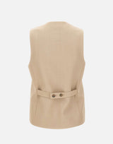 Gilet "Paco" PACO BEIGE LOULOU DE SAISON 