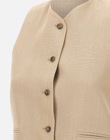 Gilet "Paco" PACO BEIGE LOULOU DE SAISON 