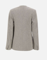 Blazer sartoriale asimmetrico "Suna" SUNA GREY LOULOU DE SAISON 