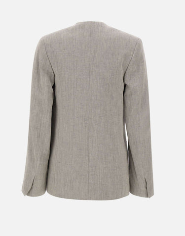 Blazer sartoriale asimmetrico "Suna" SUNA GREY LOULOU DE SAISON 