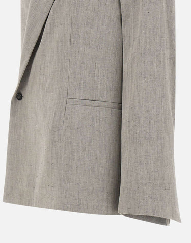 Blazer sartoriale asimmetrico "Suna" SUNA GREY LOULOU DE SAISON 