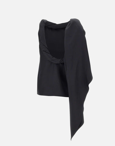 Top "Wilma" WILMA BLACK LOULOU DE SAISON 