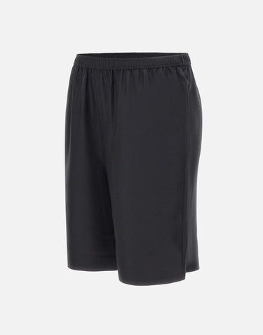 Shorts in seta ZINIALDS BLACK LOULOU DE SAISON 