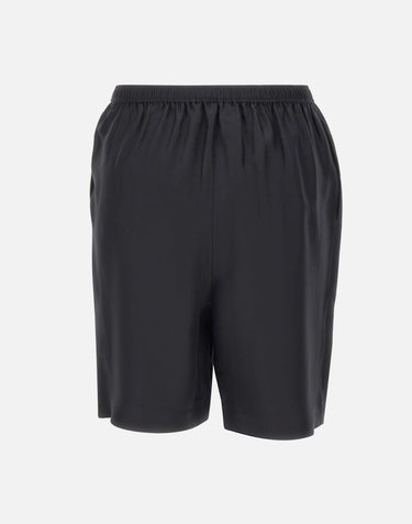 Shorts in seta ZINIALDS BLACK LOULOU DE SAISON 