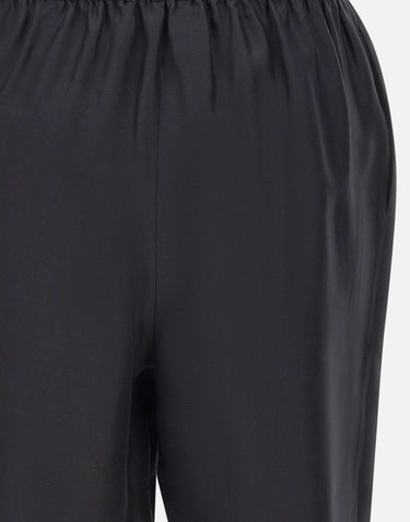 Shorts in seta ZINIALDS BLACK LOULOU DE SAISON 