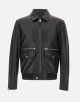 MACKAGE Giacca in pelle "Jakari" BLACK Uomo 
