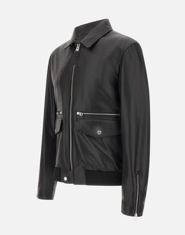 MACKAGE Giacca in pelle "Jakari" BLACK Uomo 
