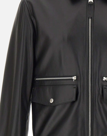 MACKAGE Giacca in pelle "Jakari" BLACK Uomo 