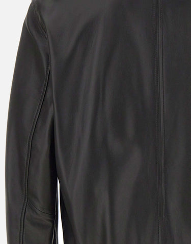 MACKAGE Giacca in pelle "Jakari" BLACK Uomo 