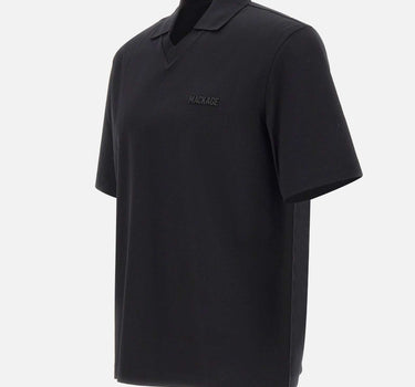 MACKAGE Polo in cotone biologico "Marco" BLACK Uomo 
