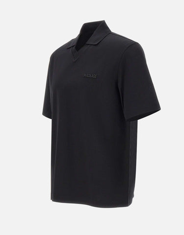 MACKAGE Polo in cotone biologico "Marco" BLACK Uomo 